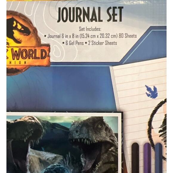 Jurassic World Dominion  Journal Set New Sealed NIB - Picture 6 of 14